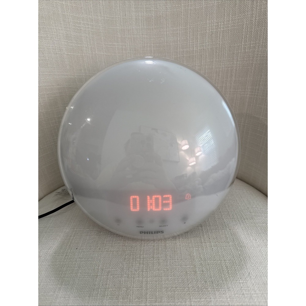 Philips SmartSleep Wake‎ Up Light Clock Alarm Sunrise Sunset Simulation HF3520